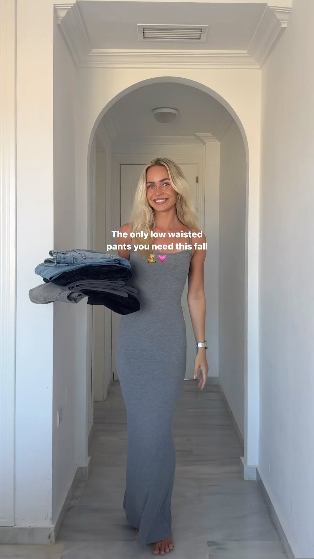 Instagram post by @josefinebak for Nelly. Caption reads: Save for later 🍂 Pants are from....