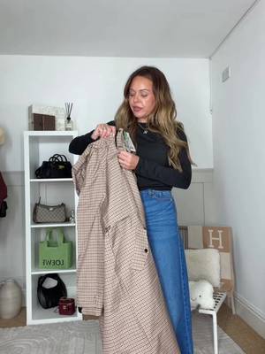 TikTok post by @x17kells for PUFFIT UK Shop. Caption reads: The NEW elevated long raincoat by @PUFFIT.UK.SHOP....