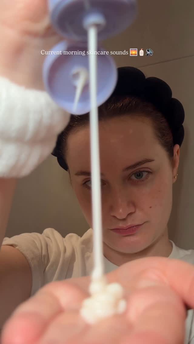 Instagram post by @youglowgrrl for Kate Somerville. Caption reads: What my morning skincare sounds like....