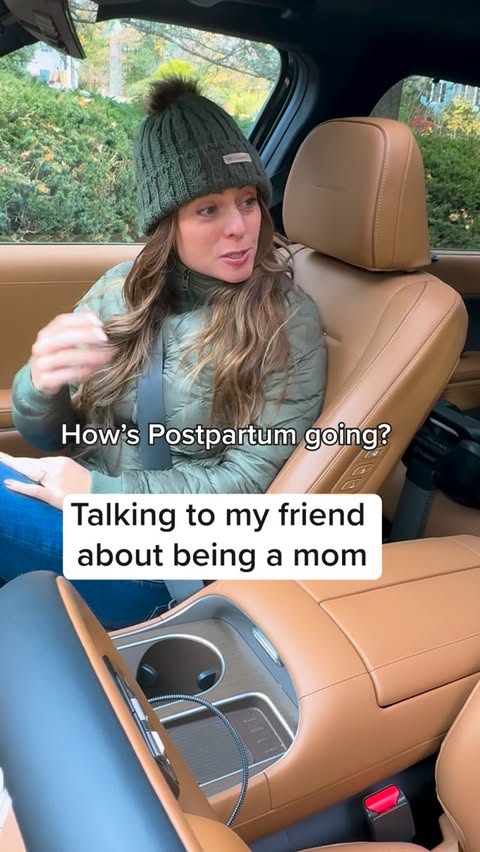 Instagram post by @roamaroo for Hyundai USA. Caption reads: Postpartum is wild. One minute you’re having a....