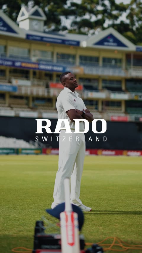 Instagram post by @rabada_25 for Rado. Caption reads: [...] consistency, the very values that drive....