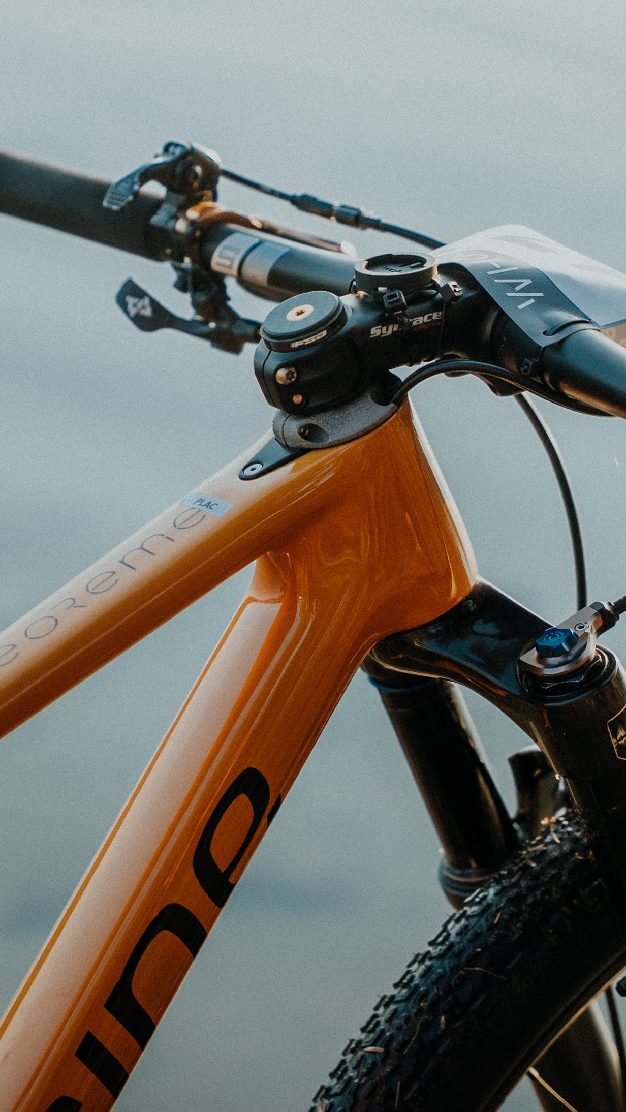 Instagram post by @origine_racingdivision for Michelin. Caption reads: Race day 🇺🇸
Our @origine_cycles Théorème and....