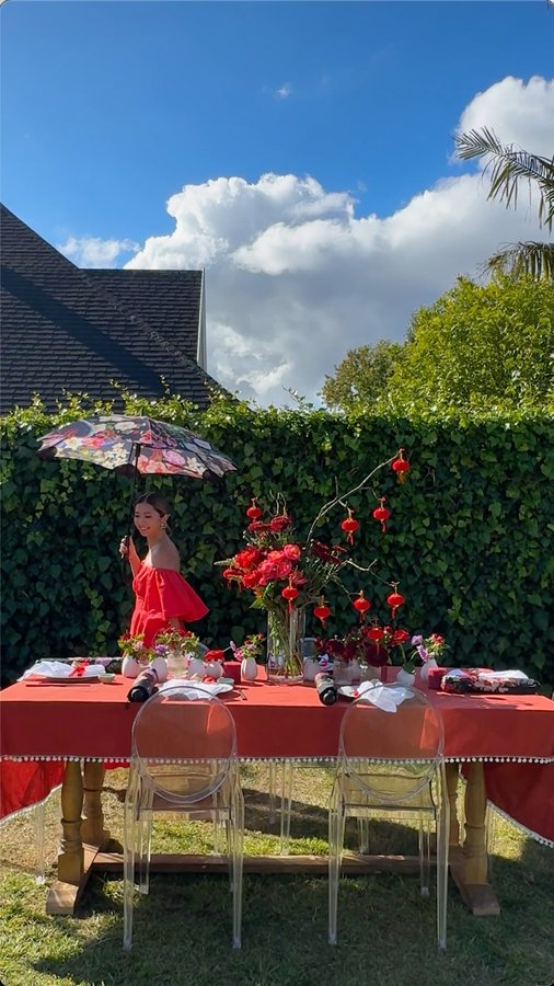 Instagram post by @thesleekavenue for BLUNT Umbrellas. Caption reads: [...] new Serpentine ‘Year of the....