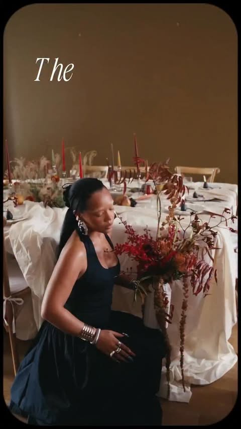 Instagram post by @skylarmarshai for Banana Republic. Caption reads: can we gather soon? wrapped in warmth, dressed in....