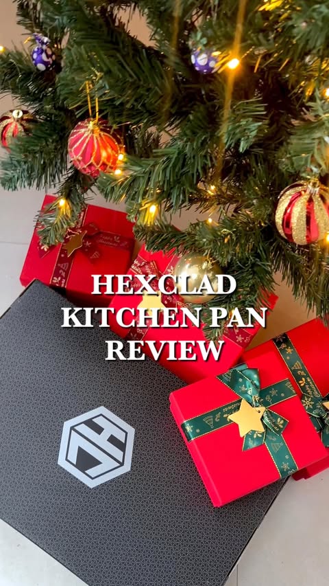 Instagram post by @surreyfoodhotspots for HexClad. Caption reads: Today I got an early Christmas Gift from @hexclad....