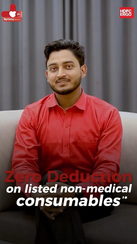 Instagram post by @ishq_e_lucknowi for HDFC Life. Caption reads: Your Health, Your Security — Simplified. With HDFC....