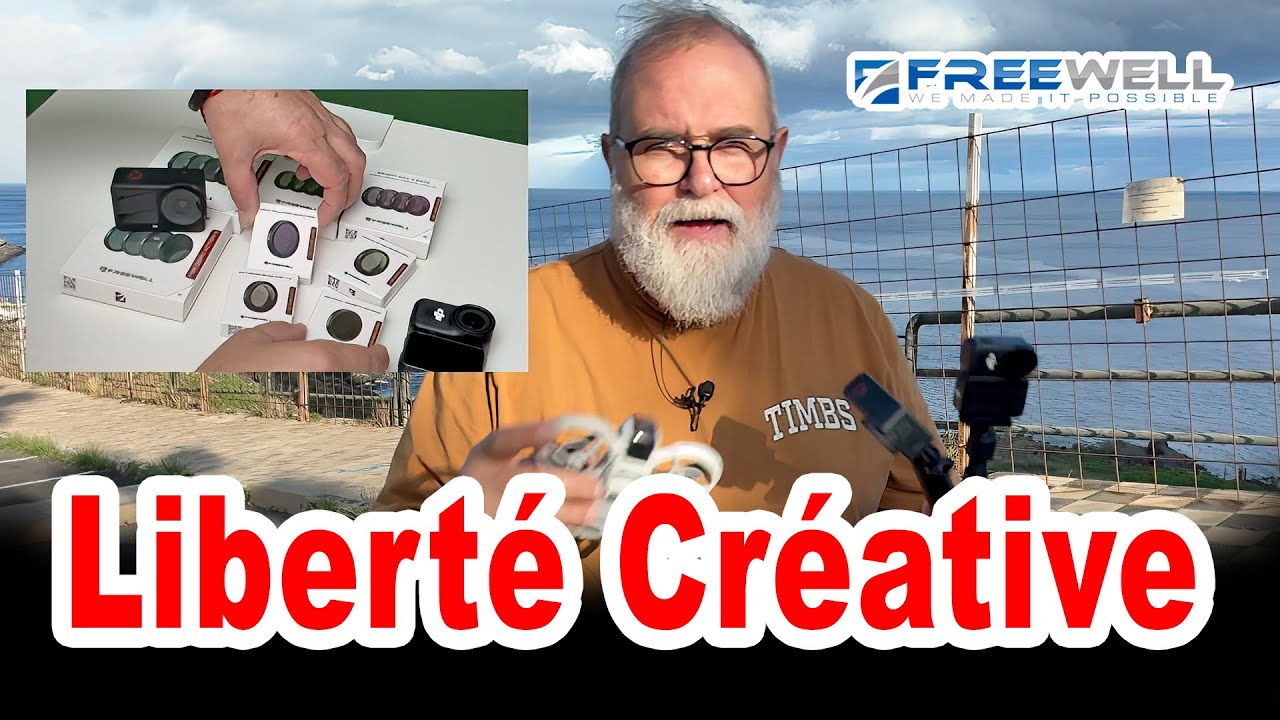 YouTube post by @EricGibaud for NEEWER. Caption reads: [...] Smallrig: Viltrox: TTartisan: Neewer: Sirui:....