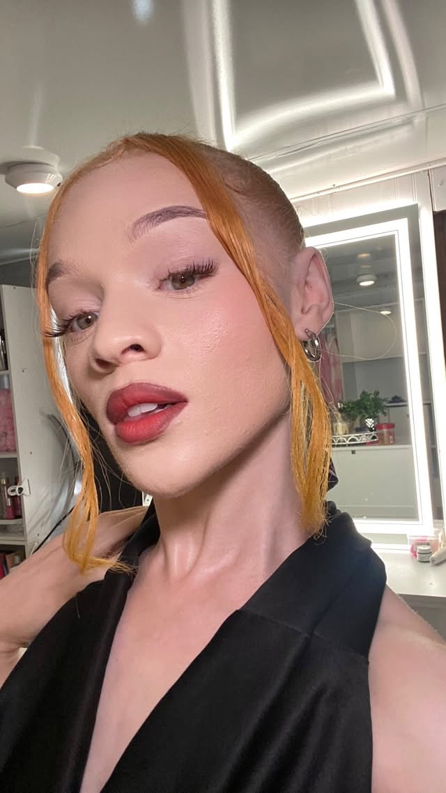 Instagram post by @itsmyagrace for Beauty Bakerie. Caption reads: [...] are afraid of a bold red lip.🌹 The....