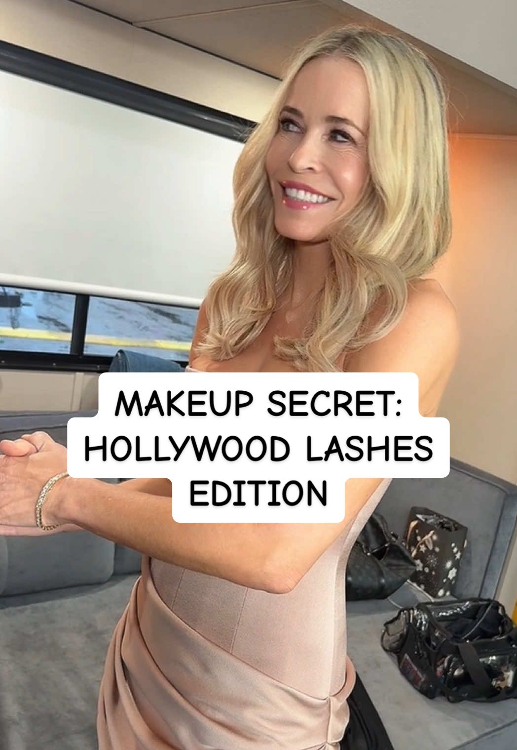 TikTok post by @jamiemakeup for Joah Beauty. Caption reads: Everyone on TV is wearing false lashes 👀✨ yes,....