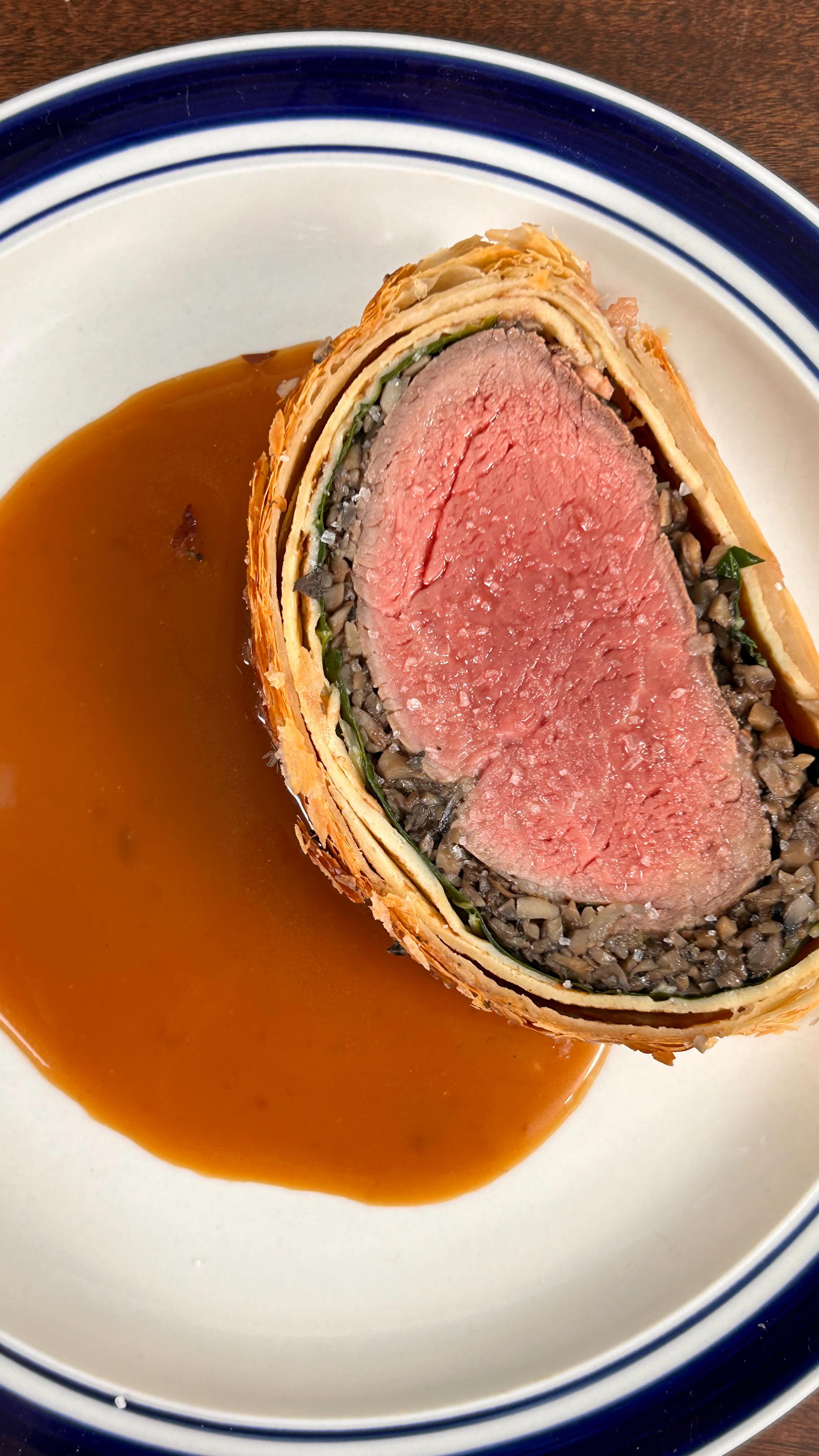 Instagram post by @just.another.cook for Cuisinart. Caption reads: Beef Wellington for Father’s Day 🥩

— bold,....