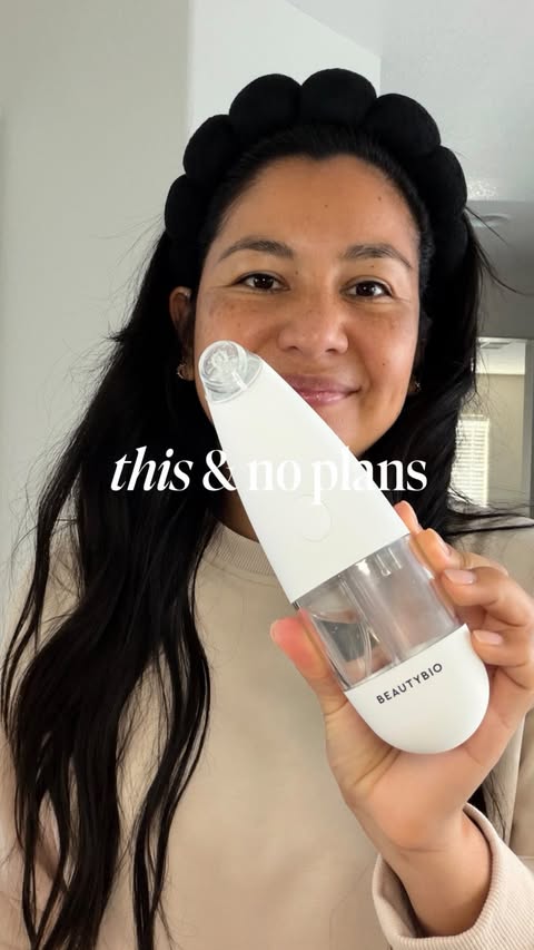 Instagram post by @dylnne for BeautyBio. Caption reads: [...] this— a quiet night in with @beautybio while....