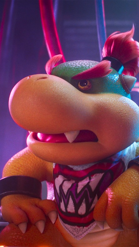 Instagram post by @illuminationent for Universal Pictures. Caption reads: Benny Safdie voices Bowser Jr. The Super Mario....