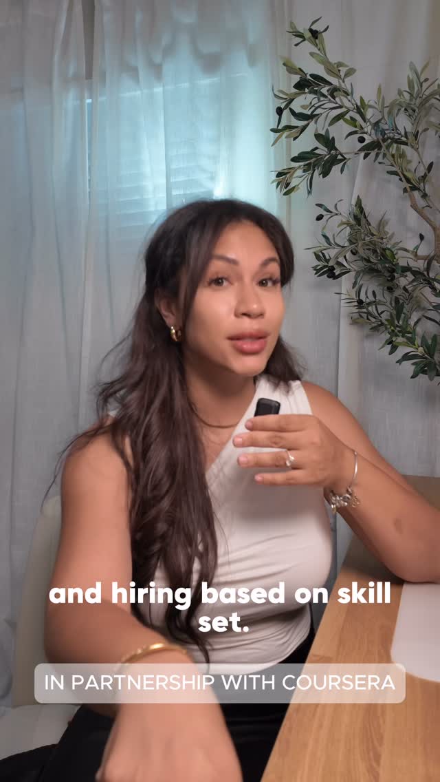 Instagram post by @careersbychris for Coursera. Caption reads: #CourseraPartner “Comment “Coursera” to get....