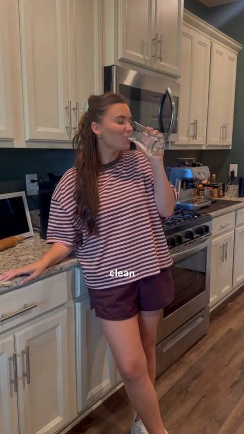 Instagram post by @moody.wife for Aquasana. Caption reads: Get clean water for back to school with @aquasana....