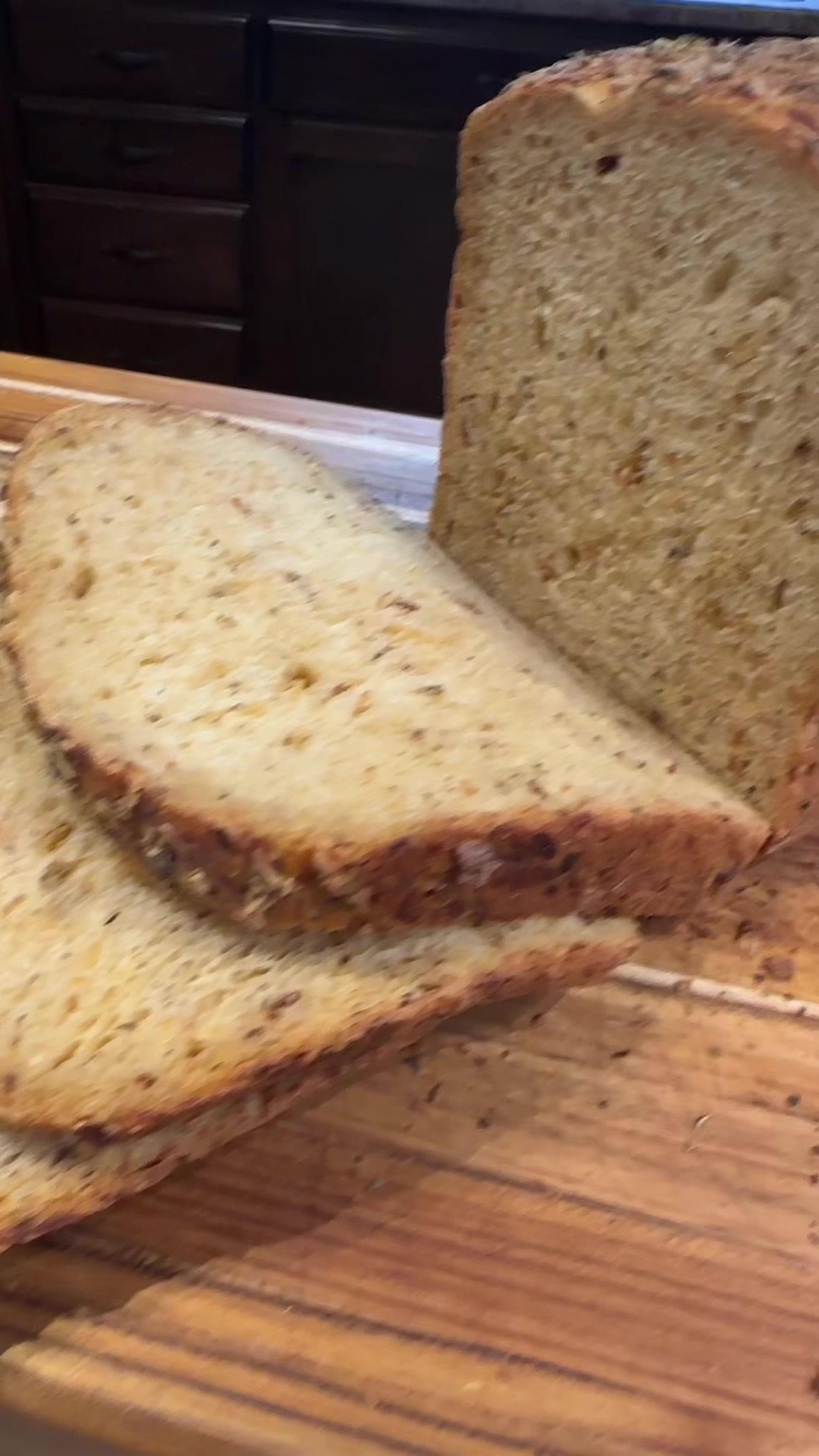 TikTok post by @mae_str8backtoherroots for Kitcheninthebox. Caption reads: Find Bread Maker recipes and tutorials in the....