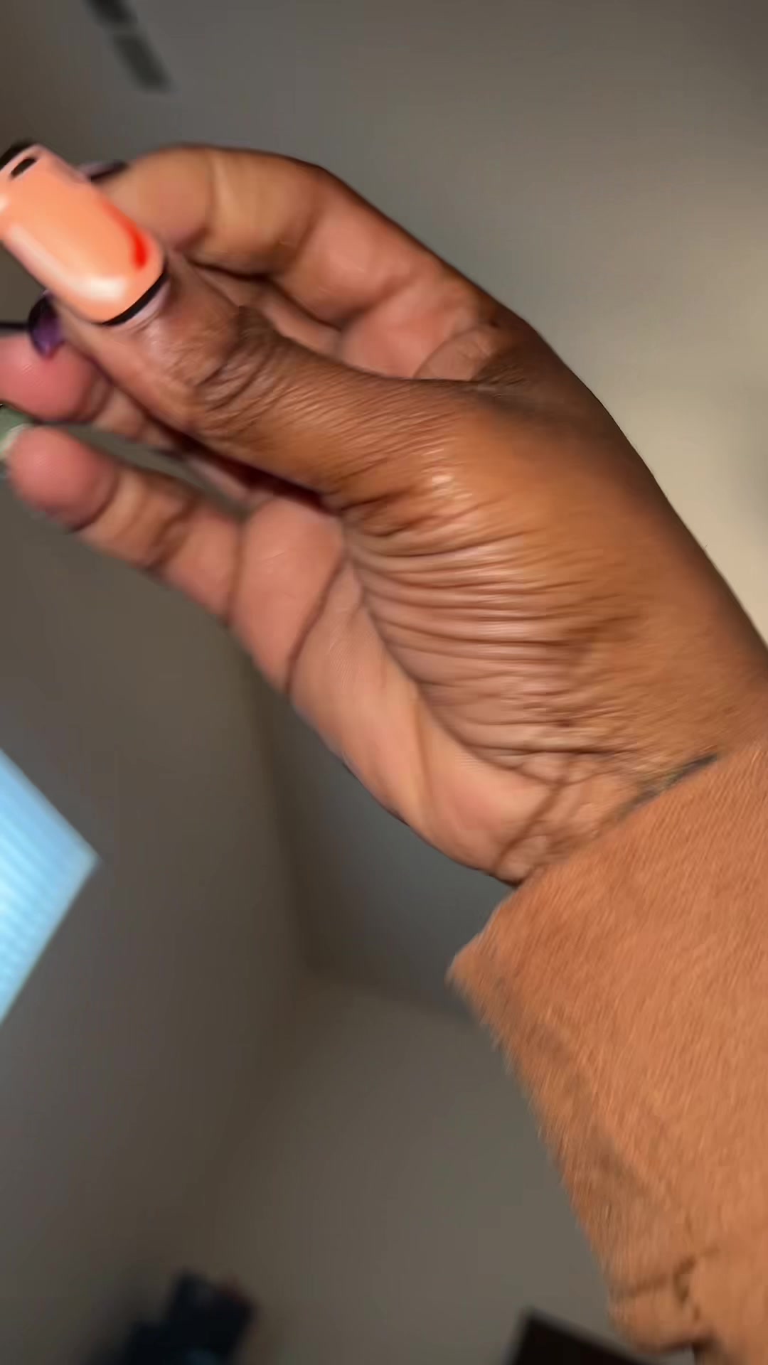 TikTok post by @lizziebfamily for LOVFUL. Caption reads: Nail mail I have some new nails from @lovful store....