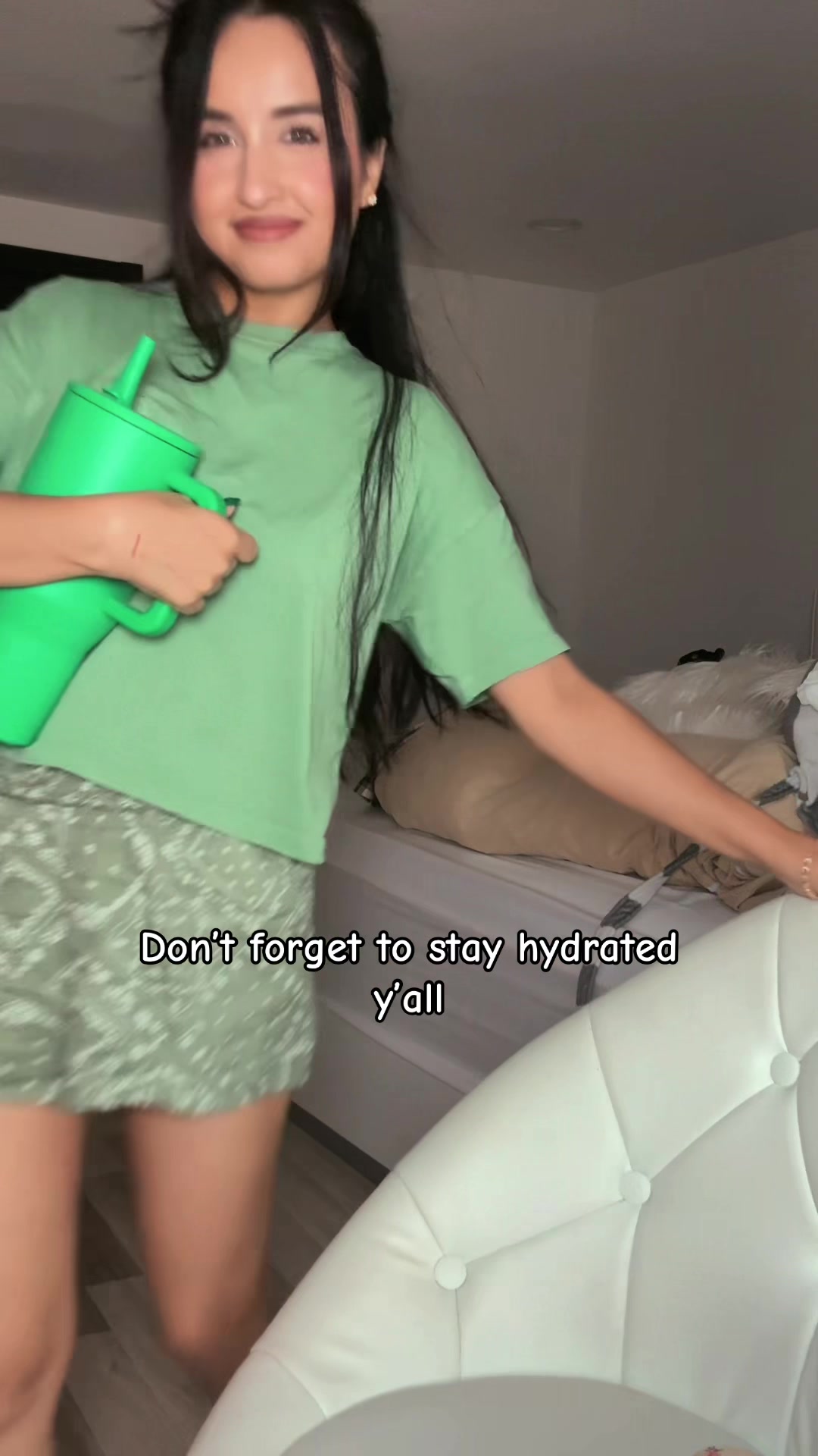 TikTok post by @namu_bh for HYDROJUG. Caption reads: Stay hydrated with hydrojug wherever you go ❤️❤️....