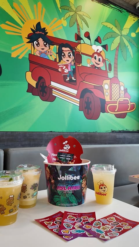 Instagram post by @jeasjoys for Jollibee US. Caption reads: TAYO NA! They say the best relationships start....