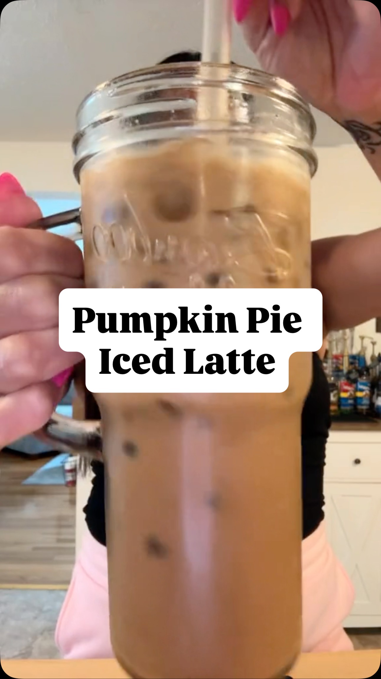 Instagram post by @missk613xo for Syruvia. Caption reads: The only kind of pumpkin pie I need this season....