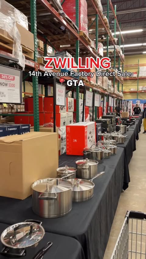 Instagram post by @tryit.toronto for ZWILLING. Caption reads: [...] who loves a good kitchen upgrade 👀 The....
