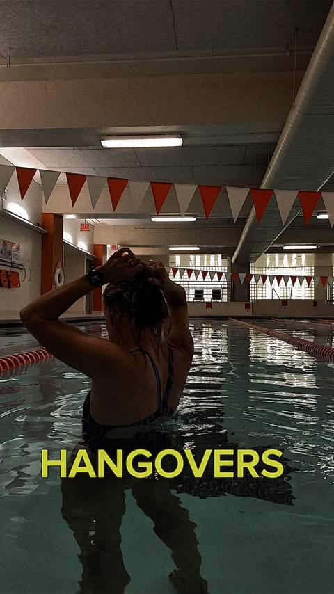 Instagram post by @eatlizabeth for Athletic Brewing. Caption reads: [...] lost mornings to hangovers with....