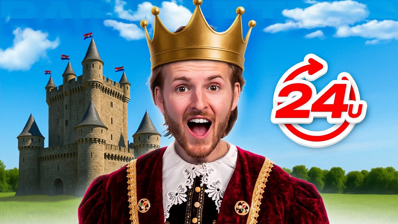 YouTube post by @Bankzitters for BOL. Caption reads: BANKZITTERS MAKEN KOEN KONING VOOR ÉÉN DAG.
