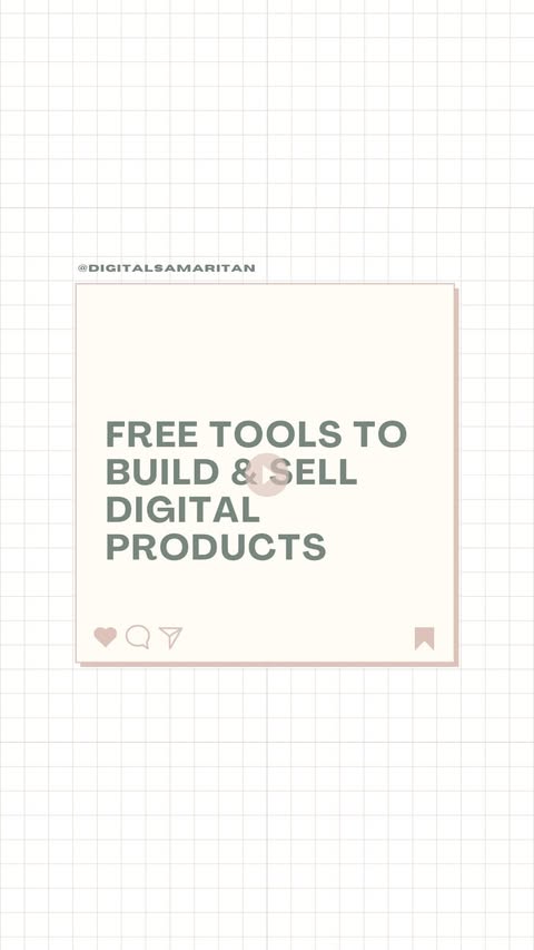 Instagram post by @digitalsamaritan for Podia. Caption reads: [...] #passiveincomeideas #podia #notiontemplate....