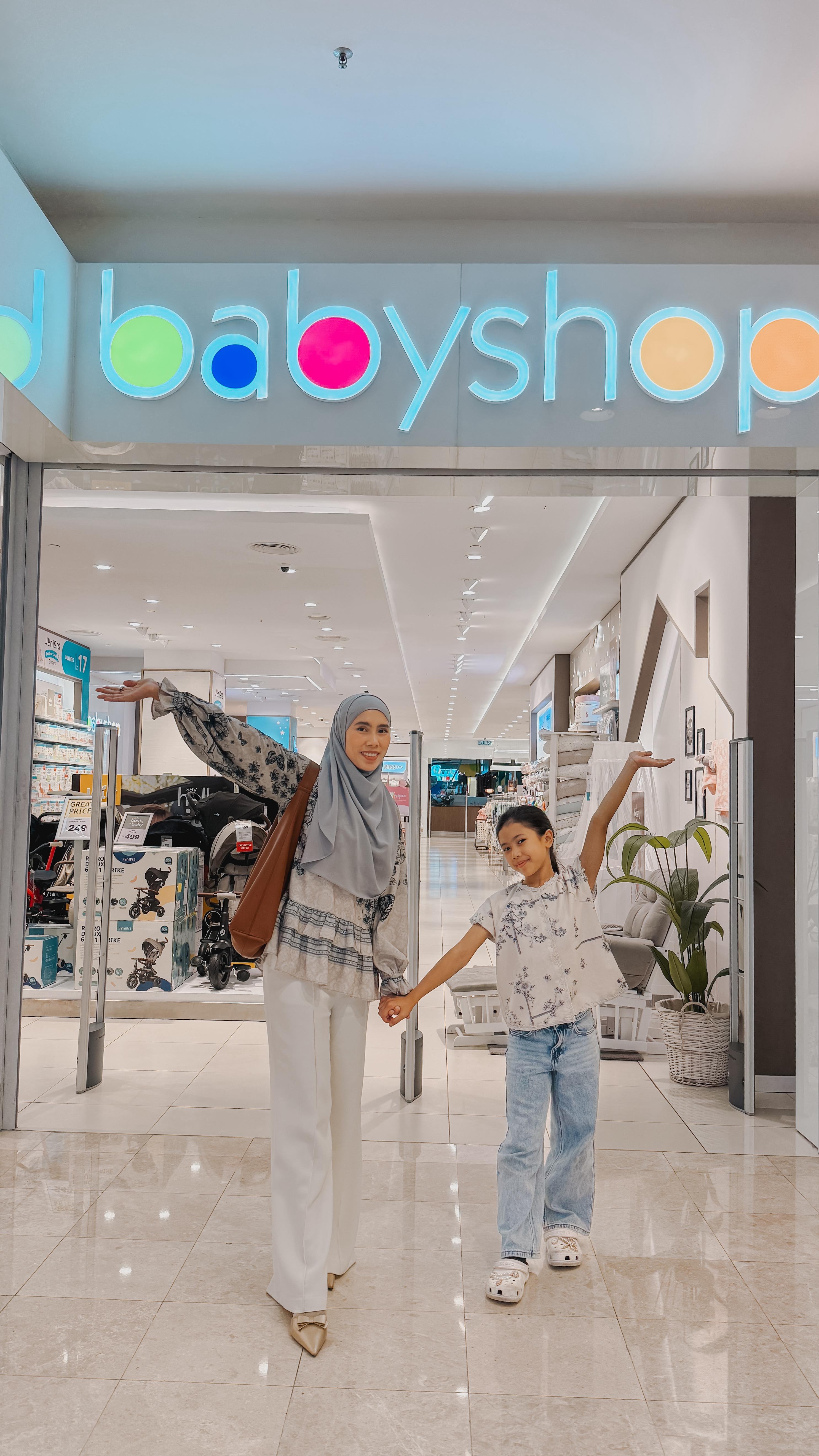 Instagram post by @diyanarazip for Babyshop. Caption reads: Traveling with little ones isn’t always easy — but....