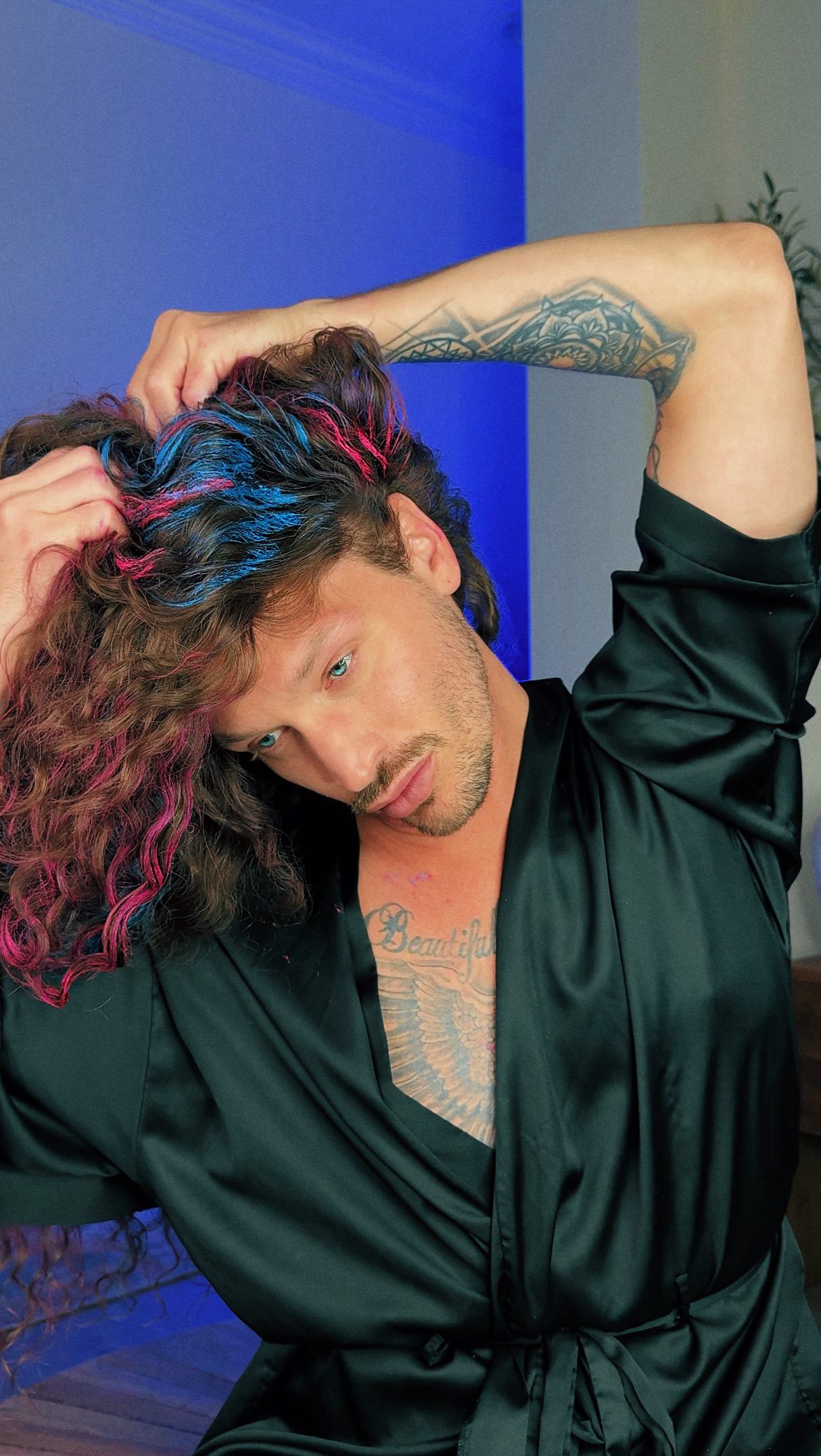 Instagram post by @jonathankmonroe for Sally Beauty. Caption reads: “Just Hair.” My hair holds every moment I’ve felt....