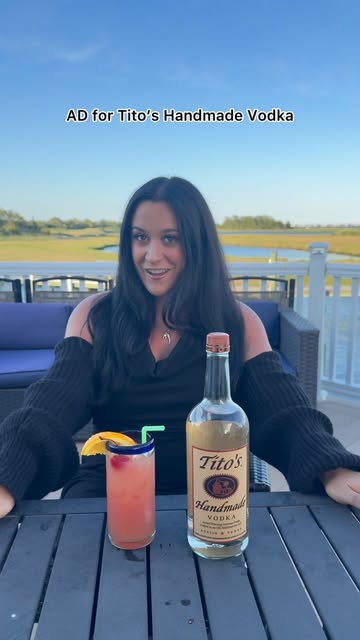 Instagram post by @imelainachristina for Tito’s Handmade Vodka. Caption reads: Time for me and my mom to have a perfect night....