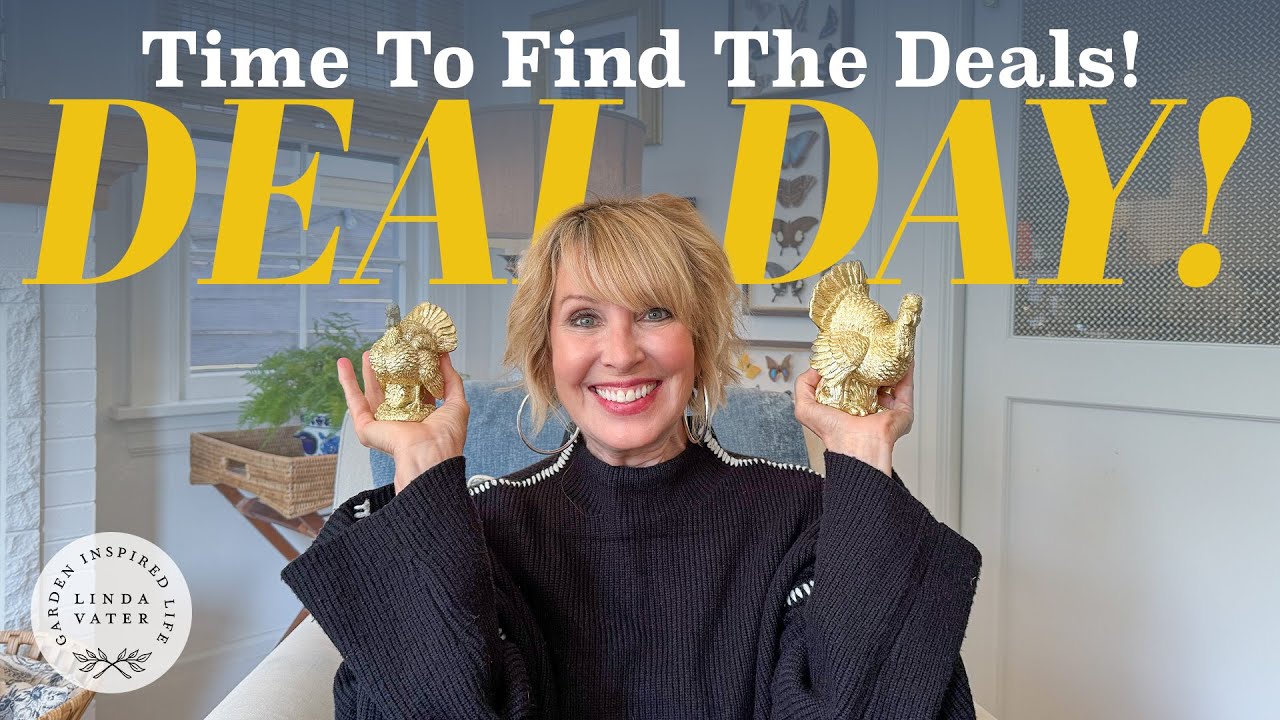 YouTube post by @LindaVater for Zazzle. Caption reads: Linda's FAVORITE Fall Deals ‼️.