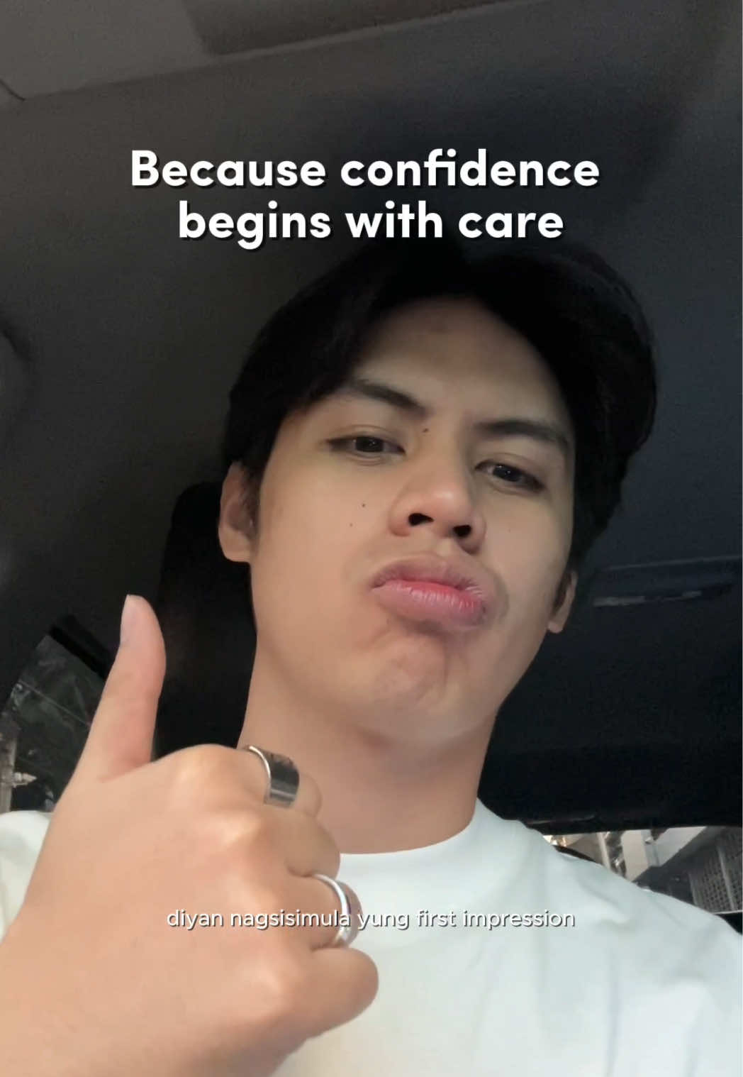 TikTok post by @jaygozun for Head & Shoulders Philippines. Caption reads: [...] up, but good thing I choose @Head &....