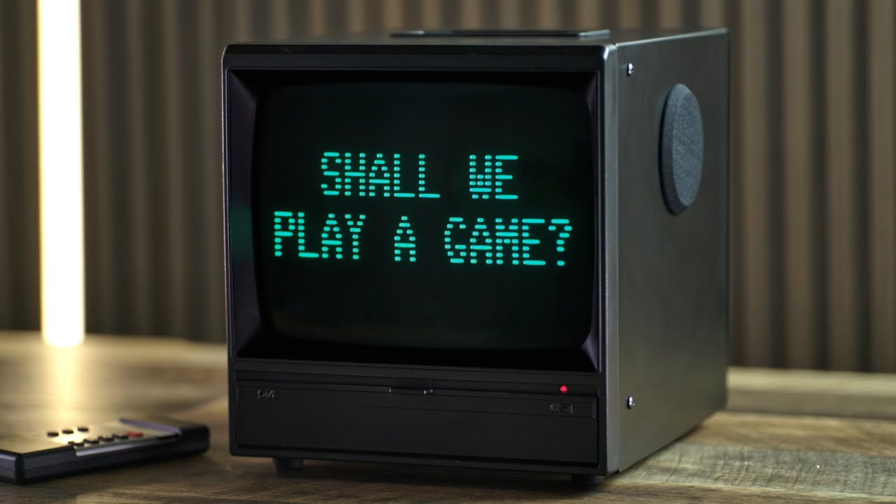 YouTube post by @polymatt for PCBWay. Caption reads: Ultimate CRT Restoration: The little 80's monitor....
