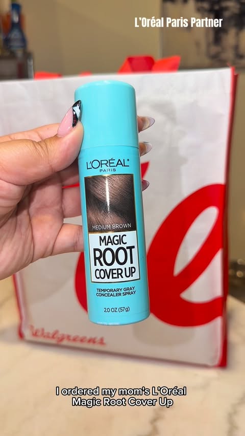 Instagram post by @couponingwithlexa for Walgreens. Caption reads: [...] @lorealparis Magic Root Cover Up at....