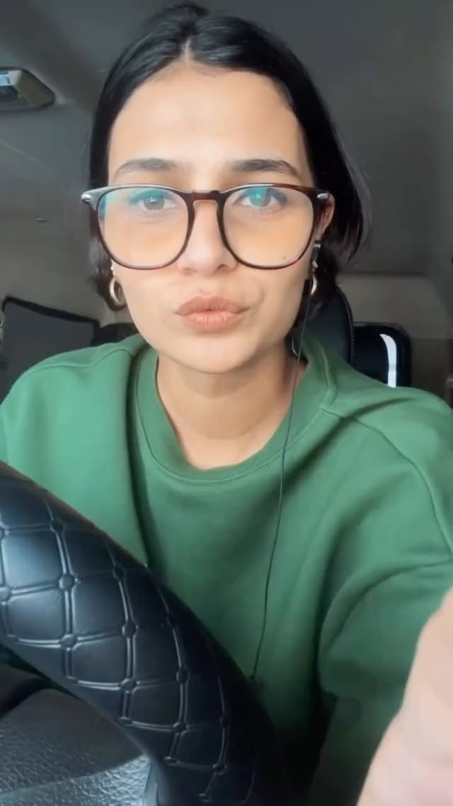 Instagram post by @anukaragada for JioMart. Caption reads: Busy cab anna’s day is rescued by @jiomartofficial....