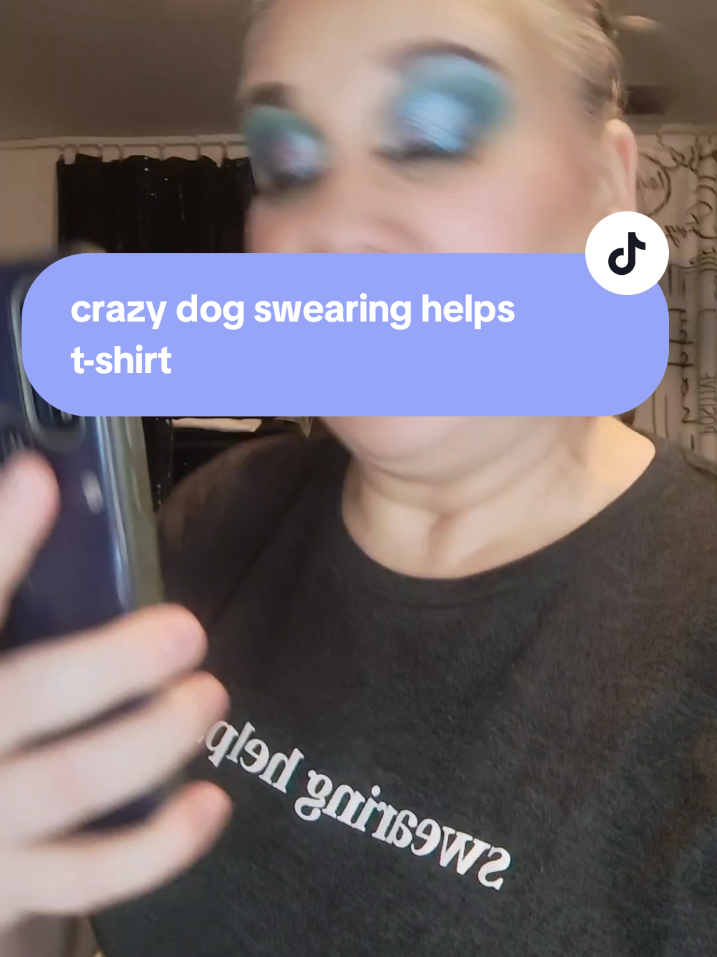 TikTok post by @lil_miss_sun_shine for Crazy Dog TShirts. Caption reads: [...] for you!!! This shirt from @Crazy Dog....