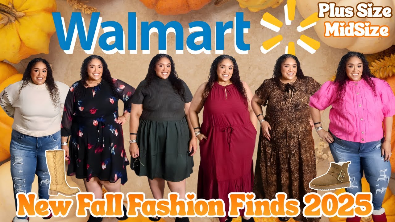 YouTube post by @TashaStJames for ALT. Fragrances. Caption reads: Walmart 2025 Fall Plus Size Haul: Beyond....