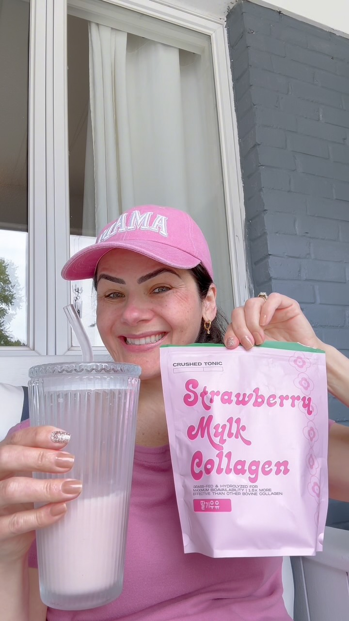 Instagram post by @lucianapatton for Crushed Tonic. Caption reads: [...] cares for herself, loves herself!....