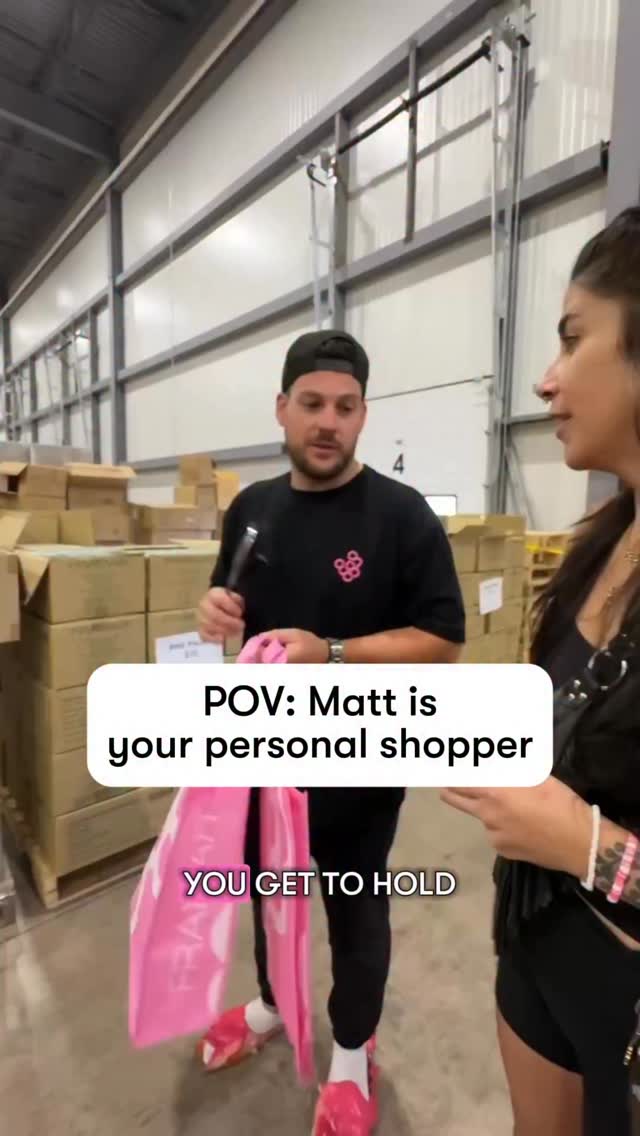 Instagram post by @framarhq for Framar. Caption reads: rate his personal shopper abilities🫣.