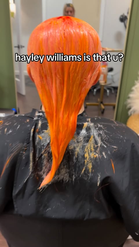 Instagram post by @letmedyeforyou for Wella Professionals. Caption reads: hayley williams was the inspoooo

painted with....
