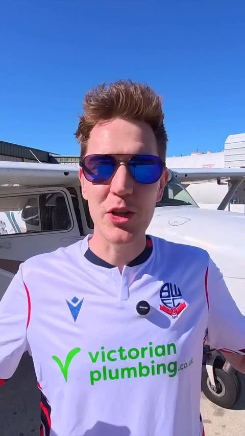 Instagram post by @lewdixaviation for Flying Eyes Optics. Caption reads: I’m back to remind you that @flyingeyesworld are....