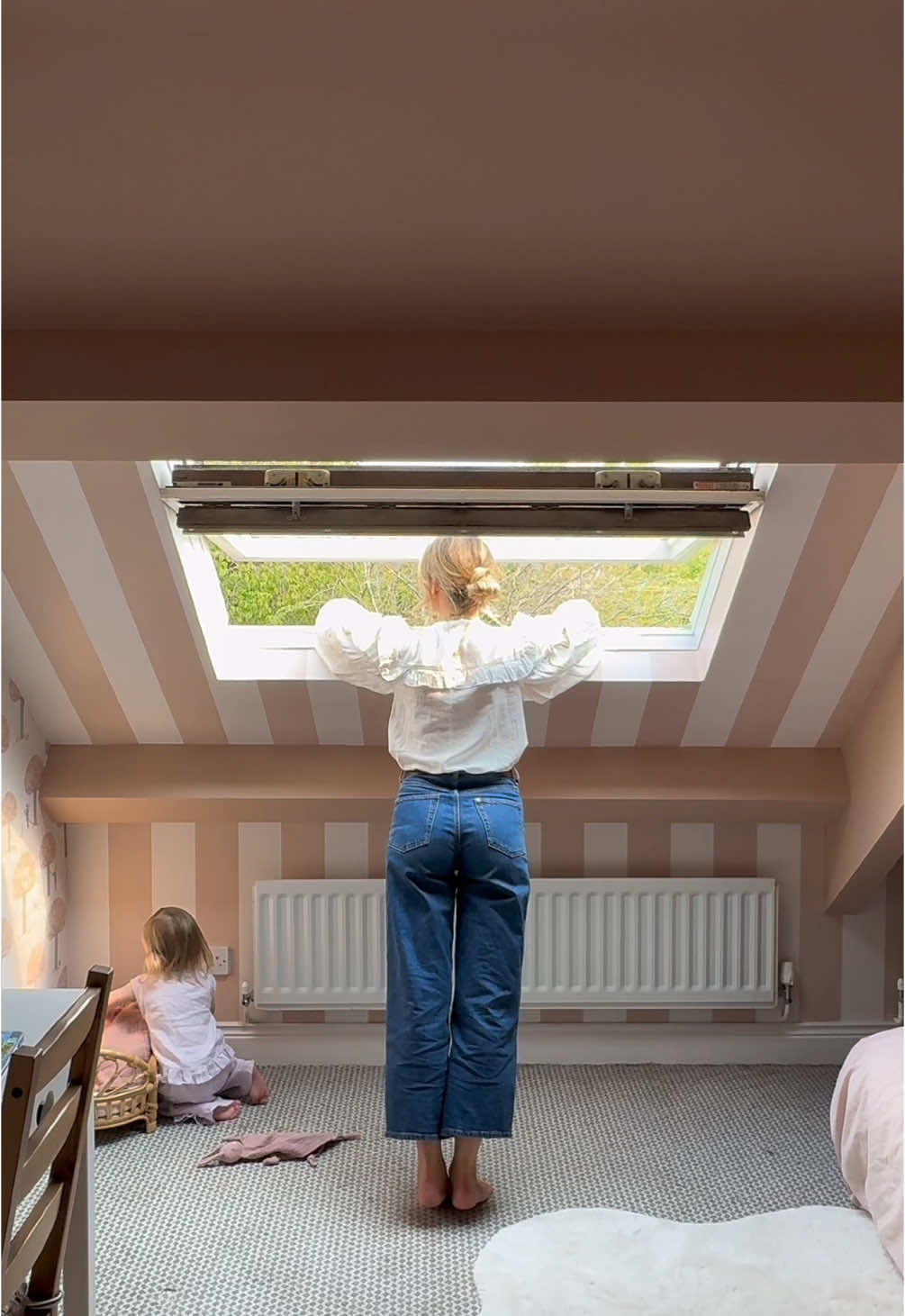 TikTok post by @sienna.and.i for Wigiwama. Caption reads: Ok but how cute is this corner now? This sofa....