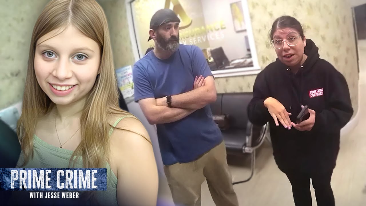 YouTube post by @LawAndCrime for Morgan & Morgan. Caption reads: Prime Crime: Young Girl Vanishes After Sleepover....