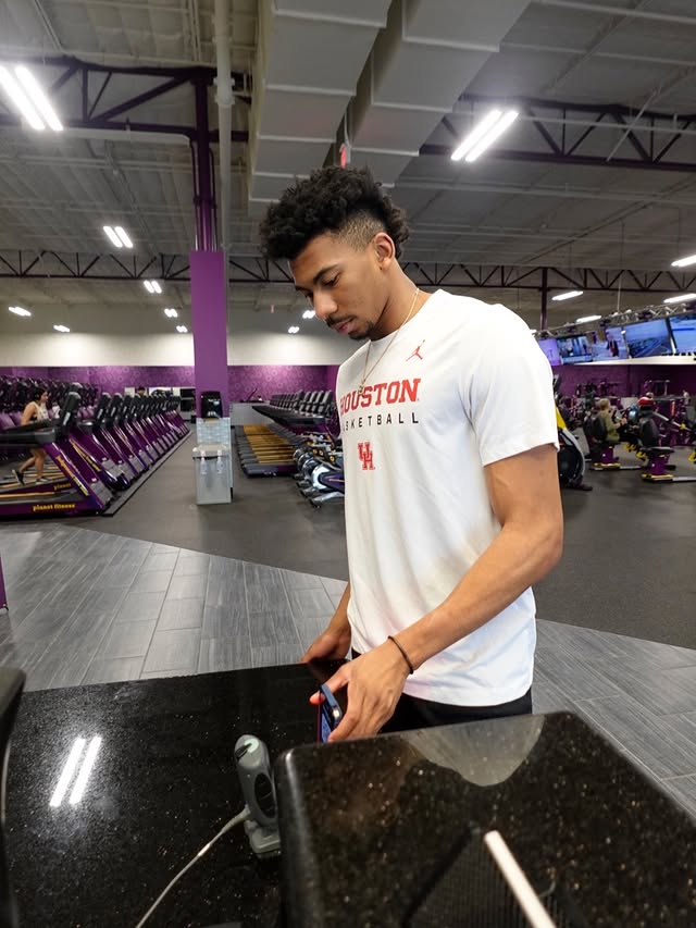 Instagram post by @chase___mccarty for Planet Fitness. Caption reads: [...] between games matters just as much.....