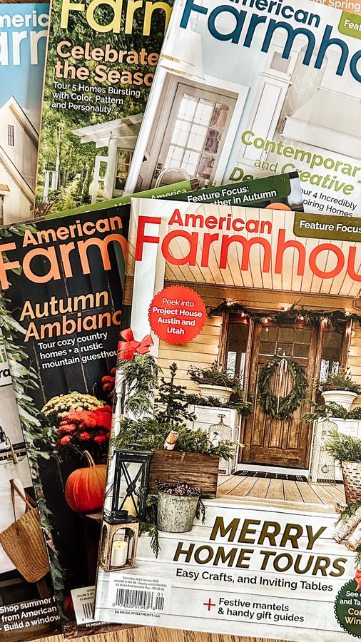 Instagram post by @returninggrace for American Farmhouse Style. Caption reads: [...] brining as my last day as the....