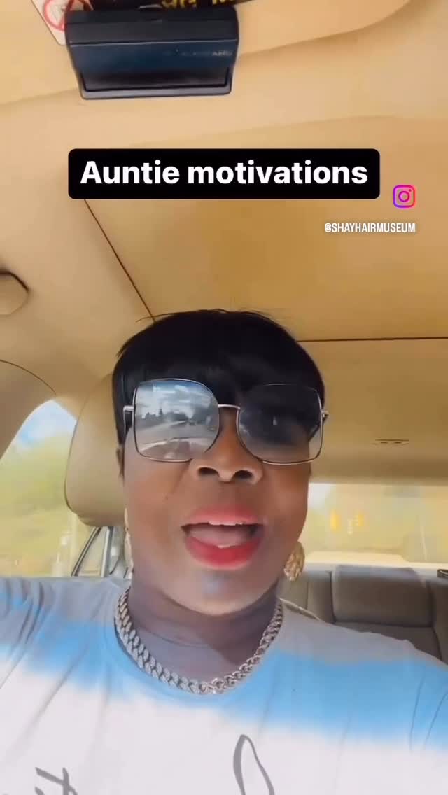 Instagram post by @shayhairmuseum for The Shade Room. Caption reads: I just wanted to remind you, who you are💅🏾 Just....