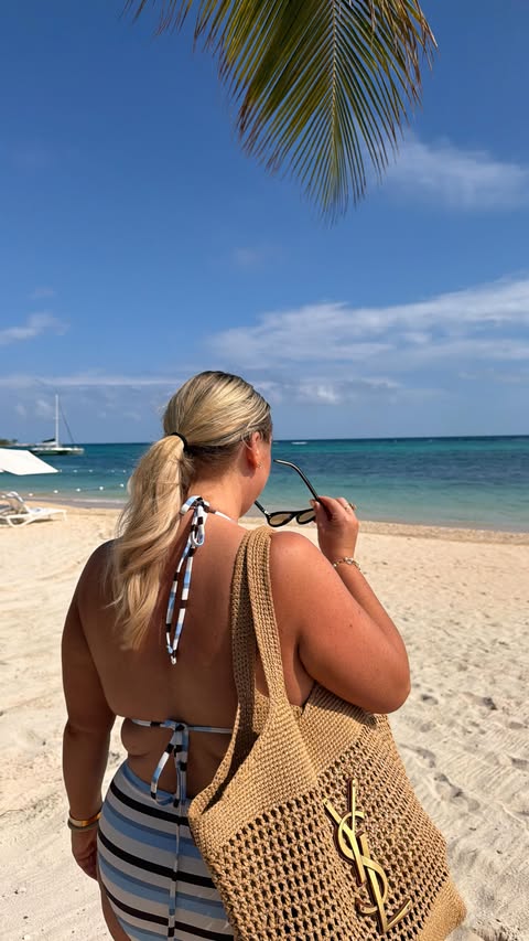 Instagram post by @christielouisemac for Trending Travel. Caption reads: [...] to Ricardo ❤️ @sandals_uk @trendingtravel....