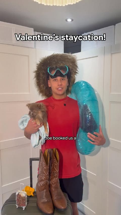 Instagram post by @kaineruddach for Google. Caption reads: [...] hope I don’t need to use my wetsuit! 🥴....