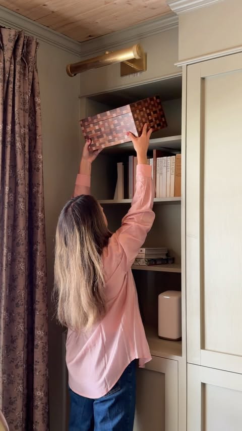 Instagram post by @rebeccaandgenevieve for West Elm. Caption reads: [...] The new Pierce & Ward collection from....