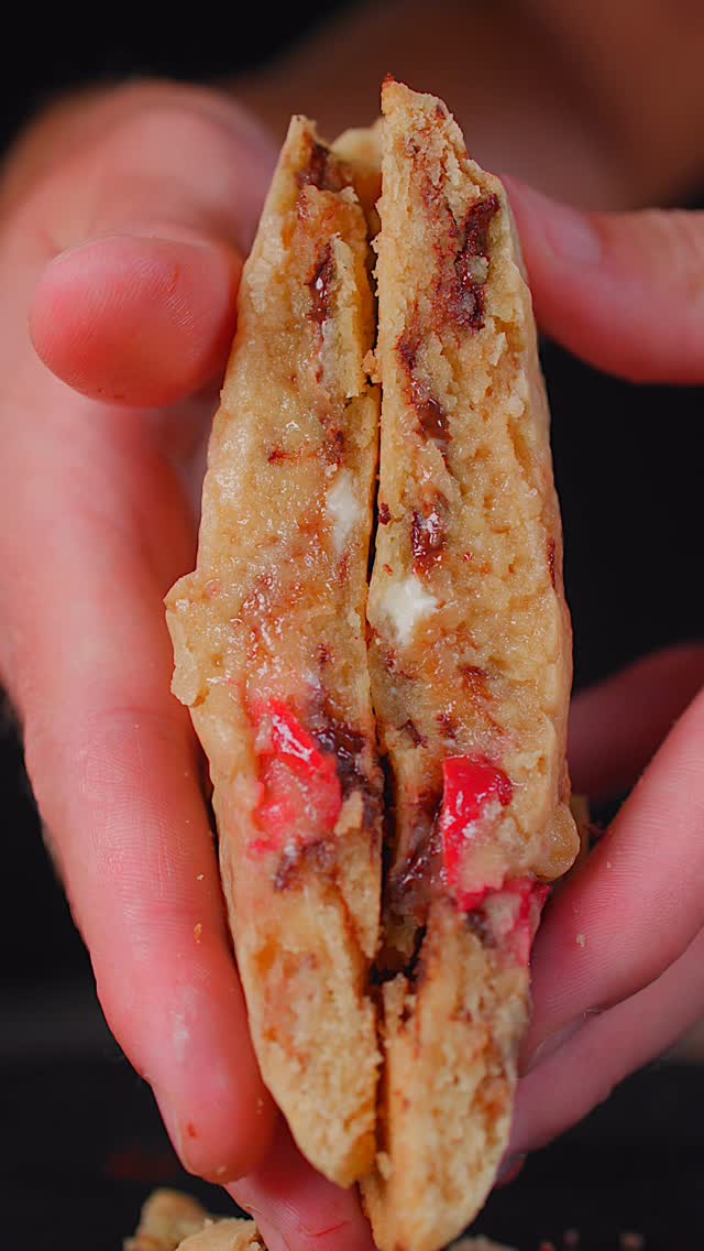 Instagram post by @colin.wingerter_ for Tru Fru. Caption reads: Triple Tru Fru Cookies 🍪 @trufru [...].